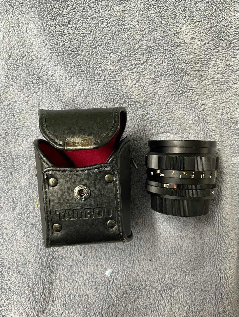 Konica 57mm f/1.4 Hexanon EE AR Mount Camera Lens With Case
